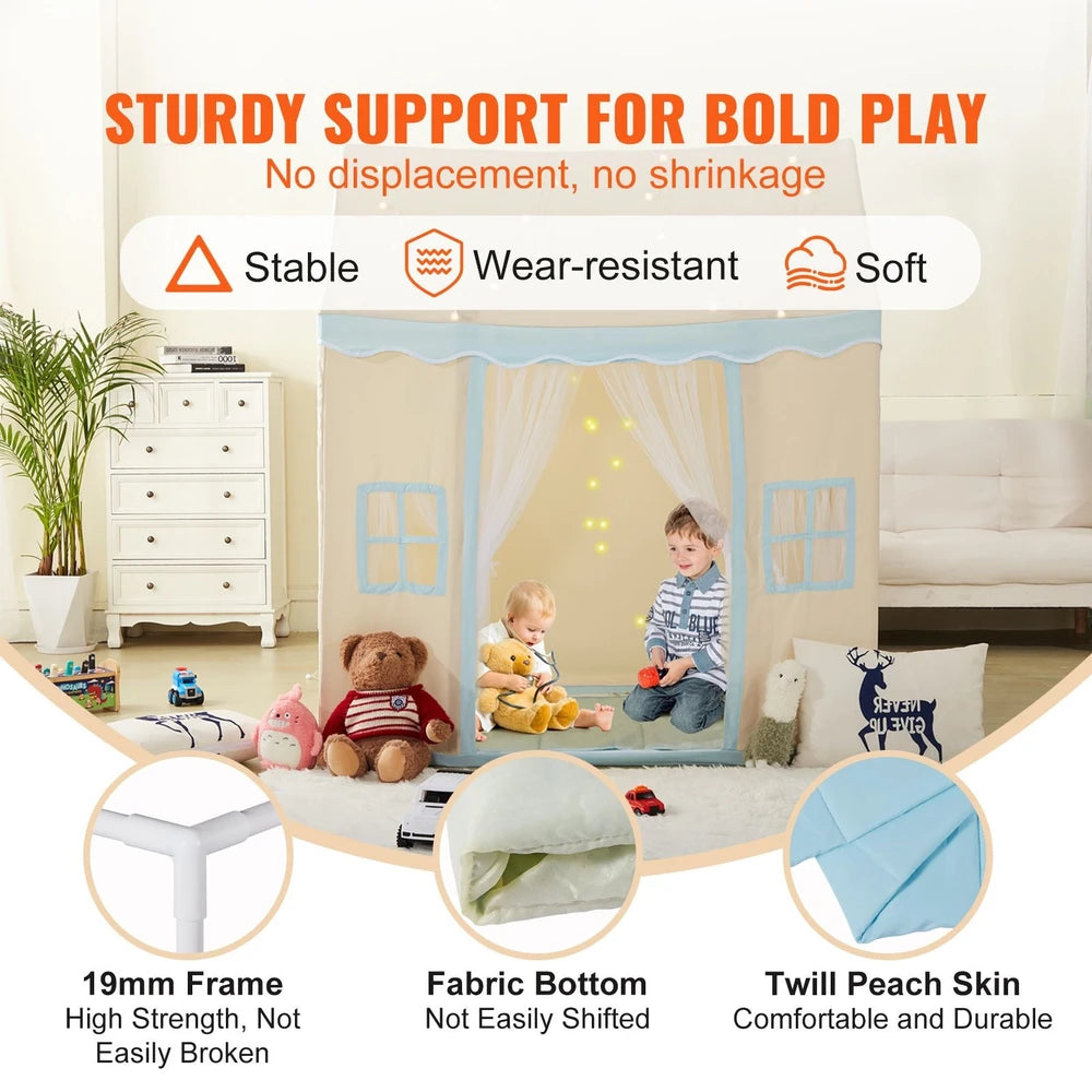 Kids Play Tent – Pop-Up Playhouse with Tent Lamp