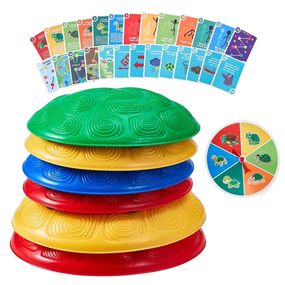 Turtle Balance Stepping Stones – Coordination Play Set for Kids