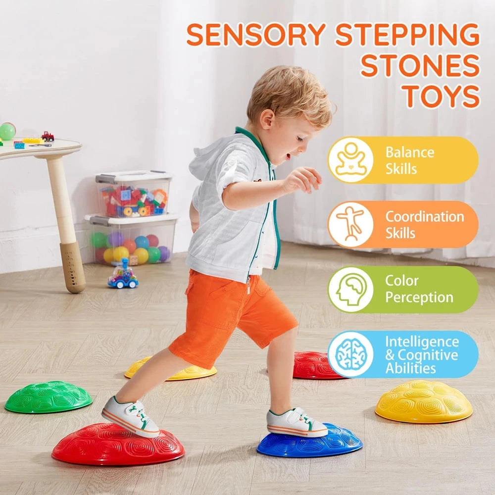 Turtle Balance Stepping Stones – Coordination Play Set for Kids