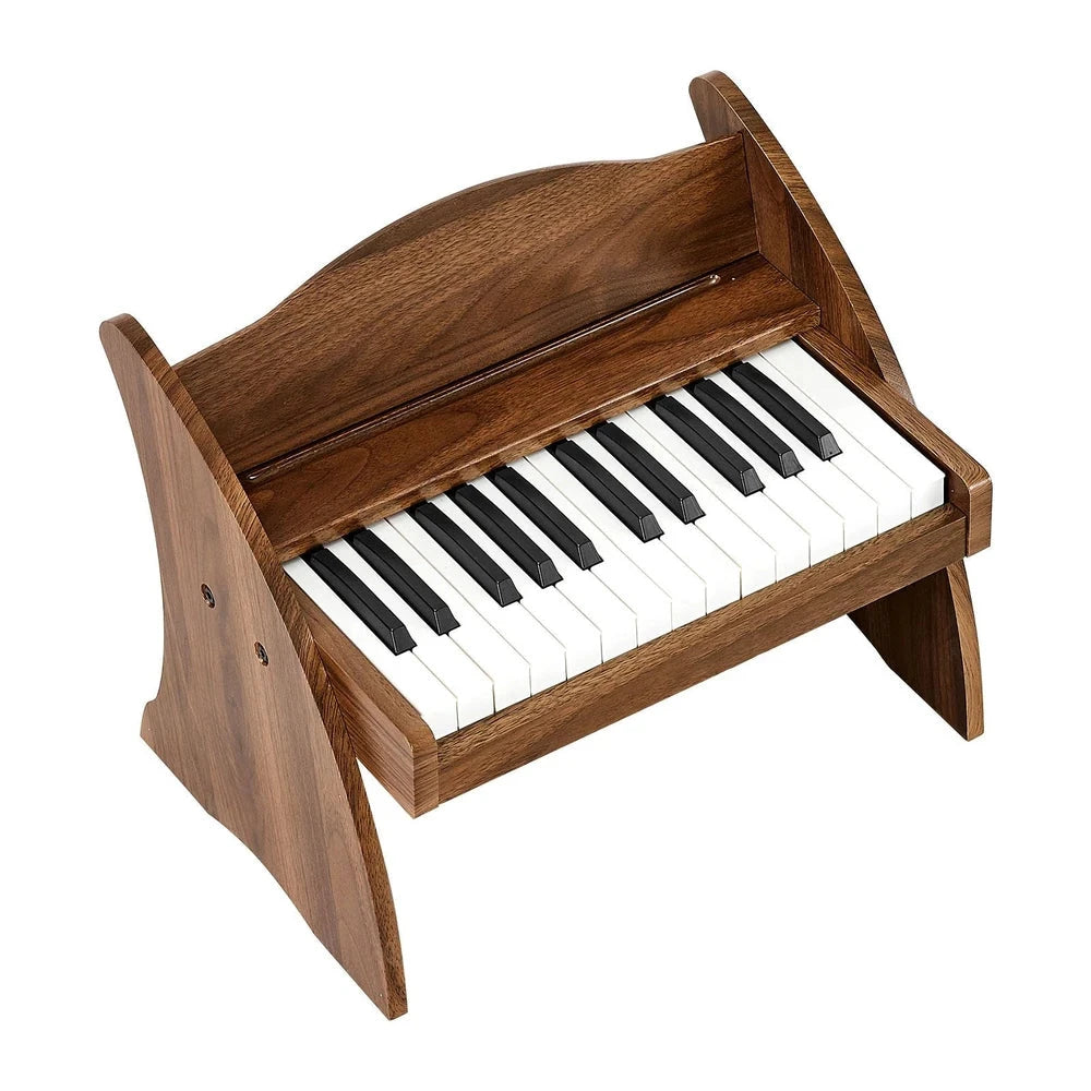 Wooden Kids Digital Piano – 25-Key Beginner Piano with Adjustable Volume