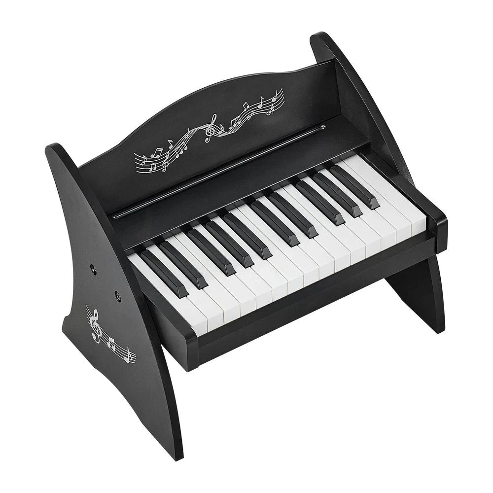 Wooden Kids Piano Keyboard – 25-Key Beginner Piano with Adjustable Volume (Color)